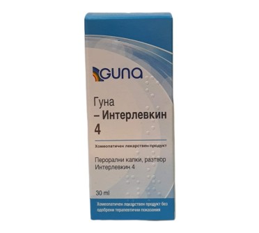 ГУНА - ИНТЕРЛЕВКИН 4 капки р-р 30мл